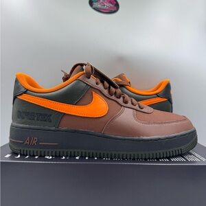 Nike Air Force 1 Low Gore-Tex Fauna Brown Ceramic BRAND NEW Size 8
